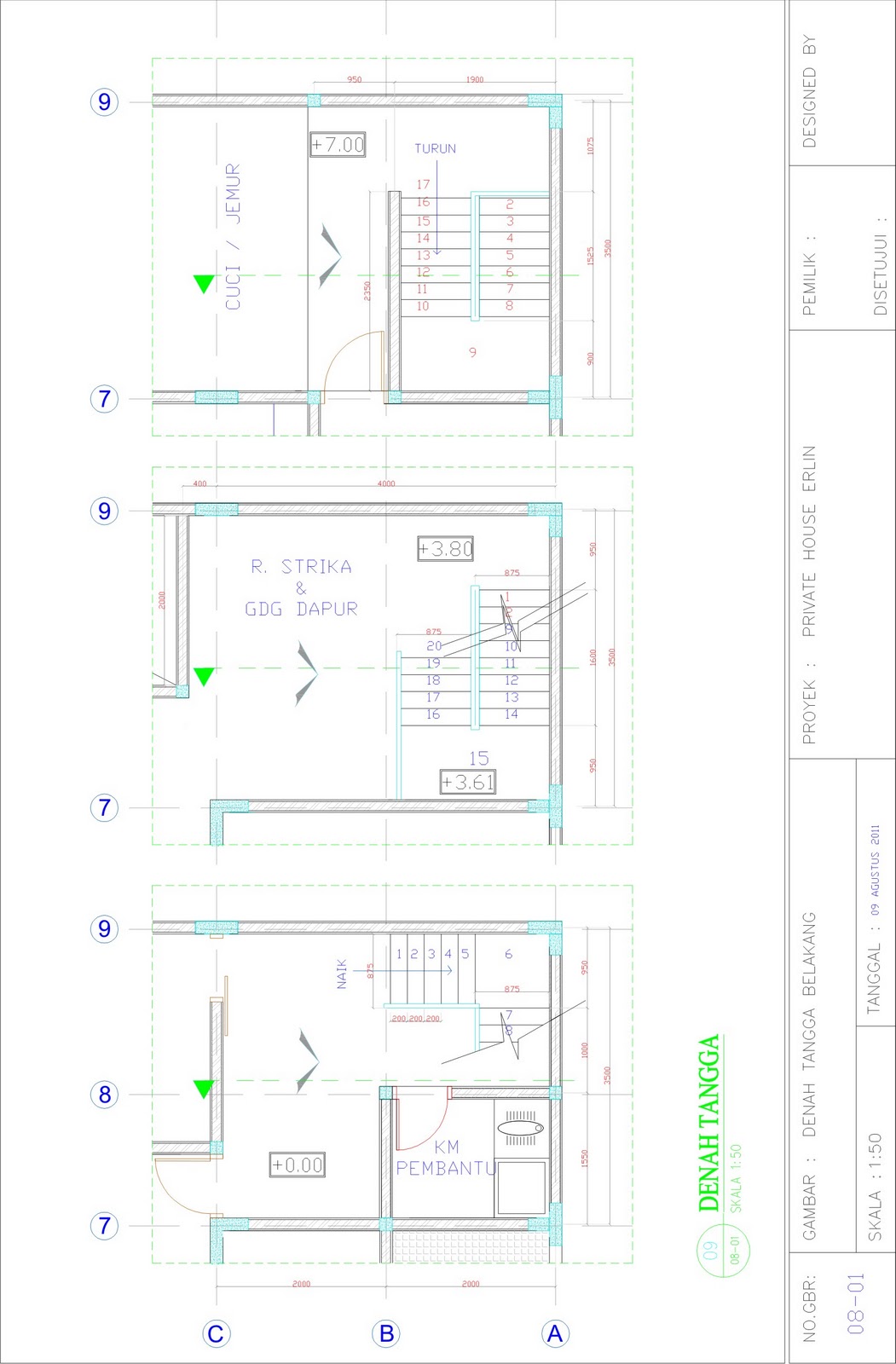Freelance Drafter Design Gambar Kerja Rumah Tinggal 3 Freelance Drafter Design Gambar Kerja Rumah Tinggal 3